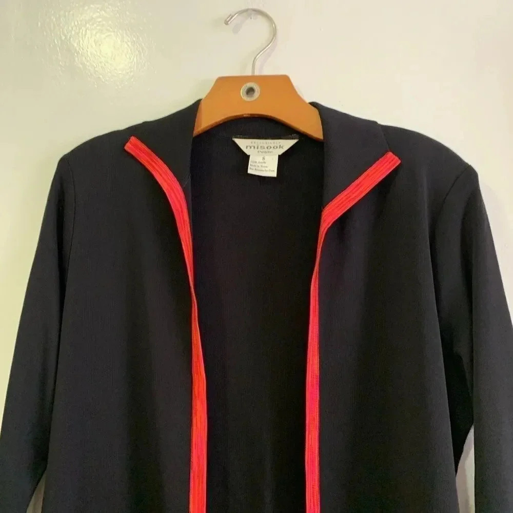 Exclusively Misook Open Front Cardigan Topper - Picture 5 of 7